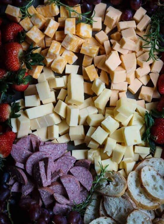 A cheese board for your next pot luck dinner