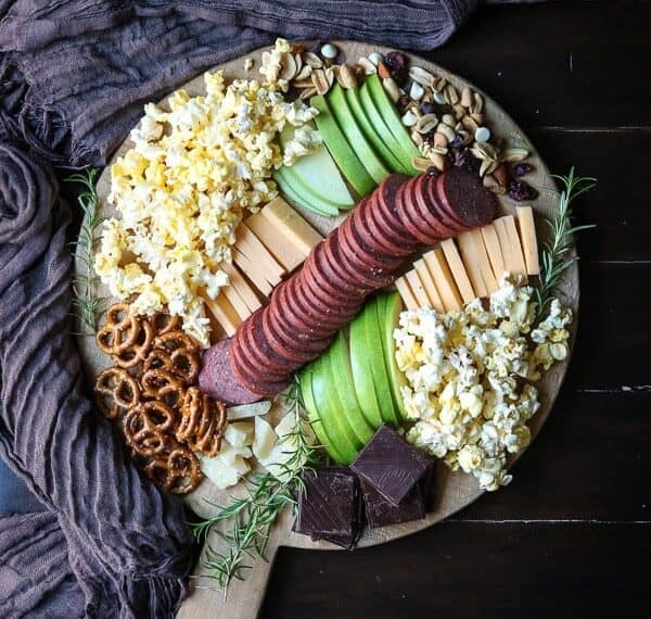 A Cheese Board perfect for movie night