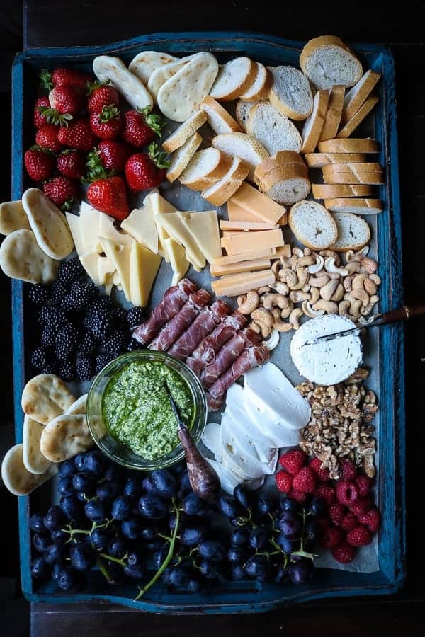 Looking for a pick-me-up in the middle of the week?  This mid-week cheese board is perfect