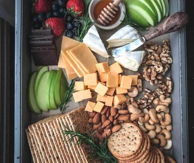 A cheese board perfect for a rainy day